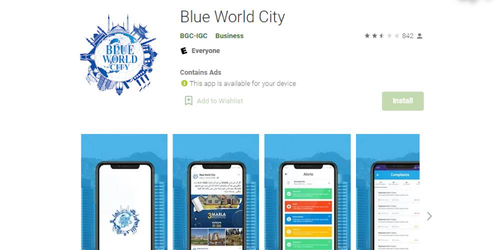 Blue World City App