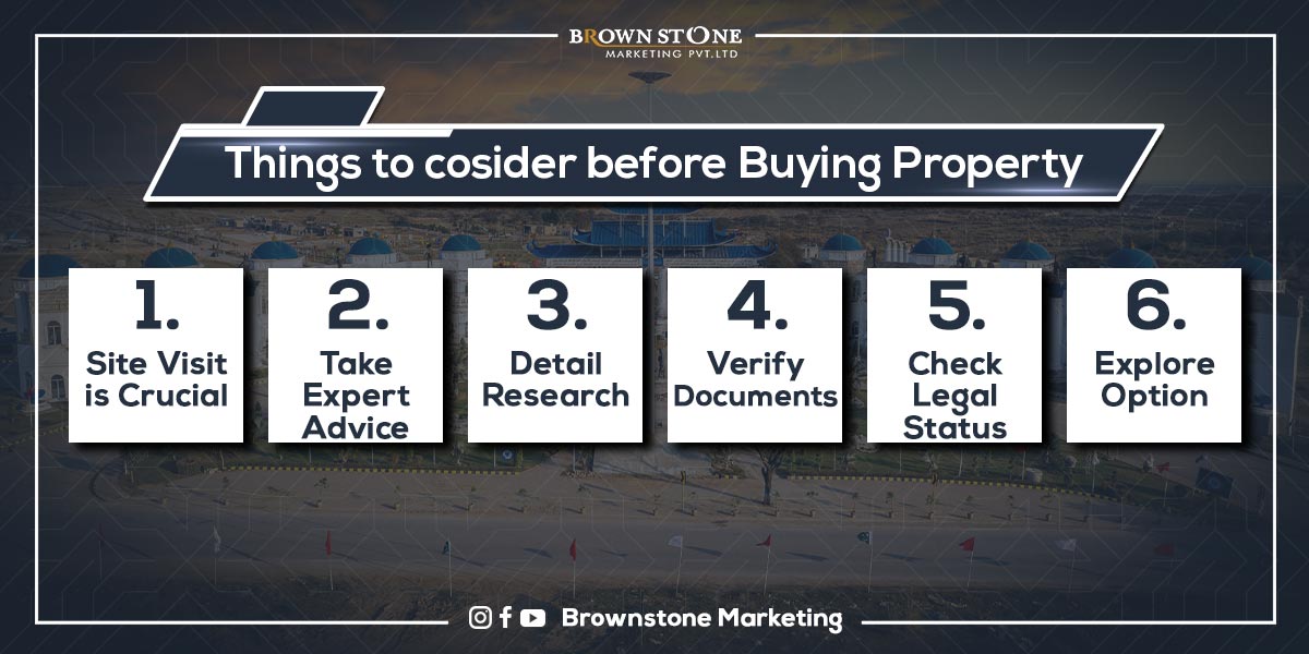 Things to consider before Buying Property