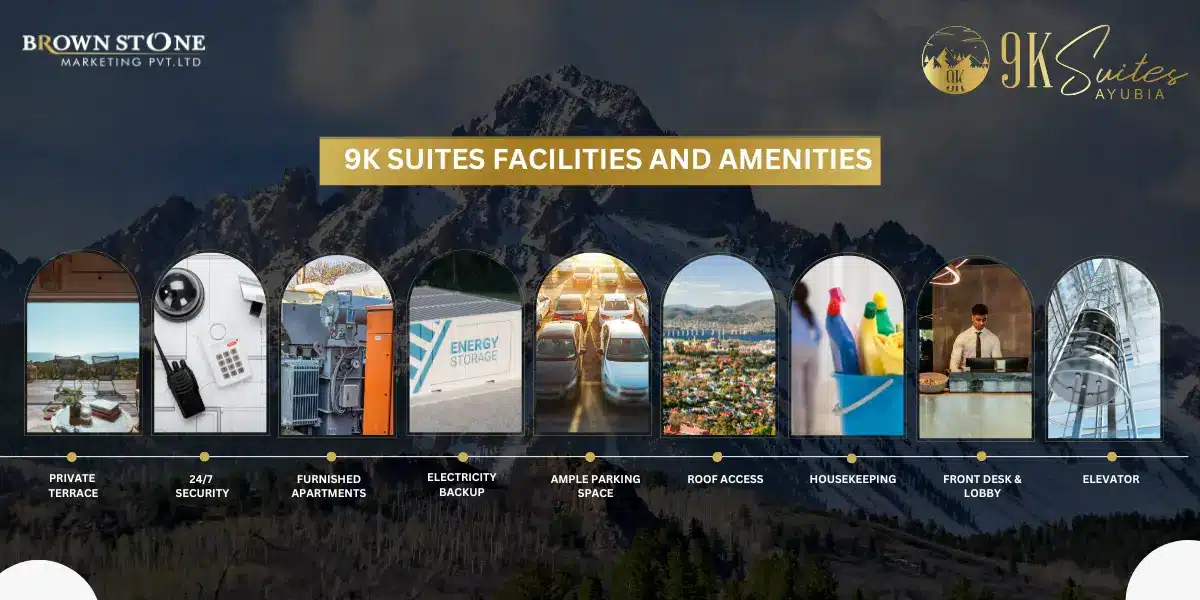 9k Suites Ayubia Amenities and facilities