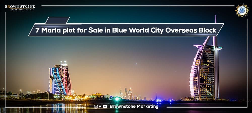 7 marla plot for sale in Overseas Block
